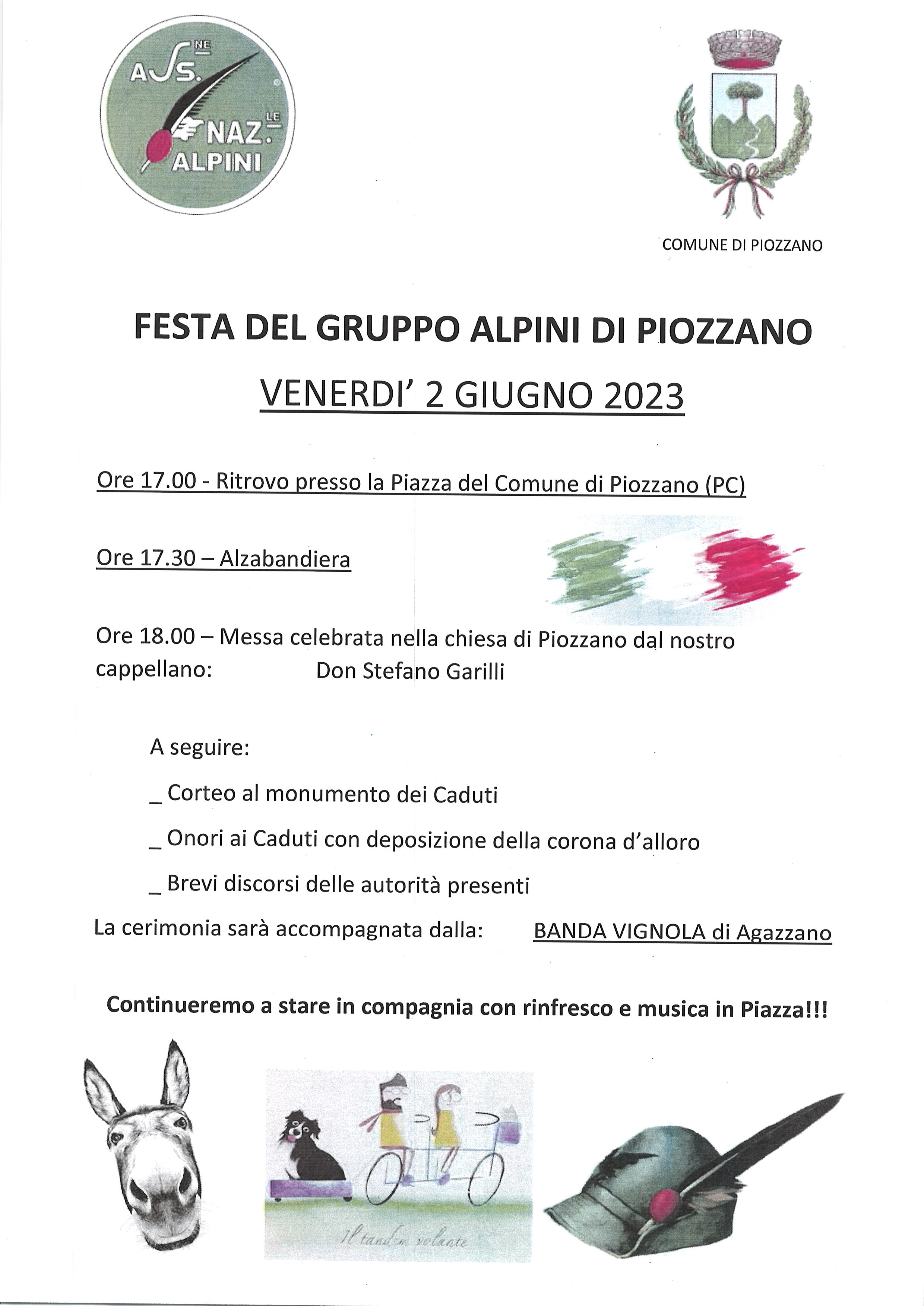 Festa del Gruppo Alpini di Piozzano