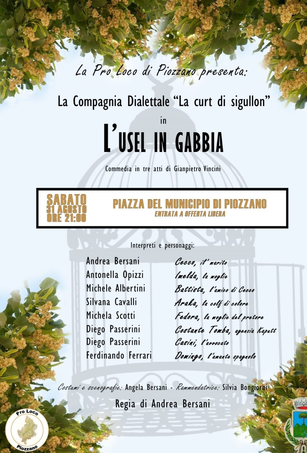 L' Usel in gabbia