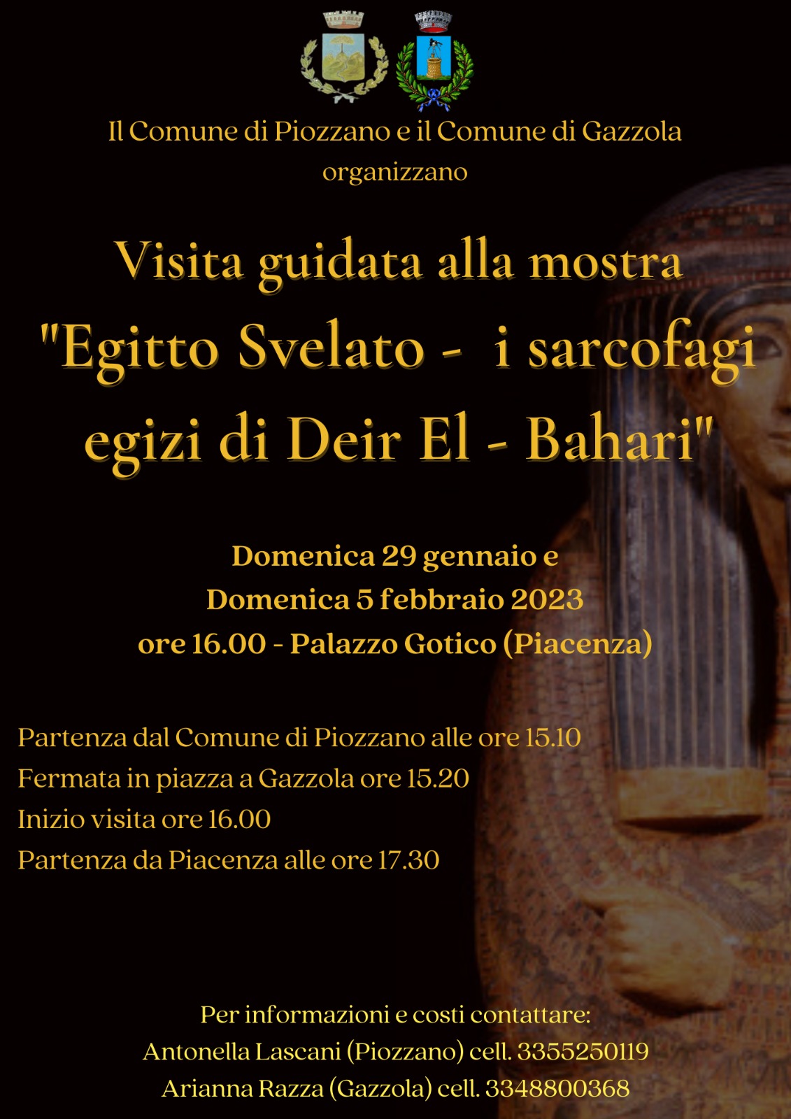 Visita guidata alla mostra "Egitto svelato"